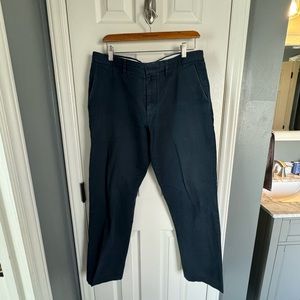 J.Crew Bowery navy blue pants, 34/32, good used condition
